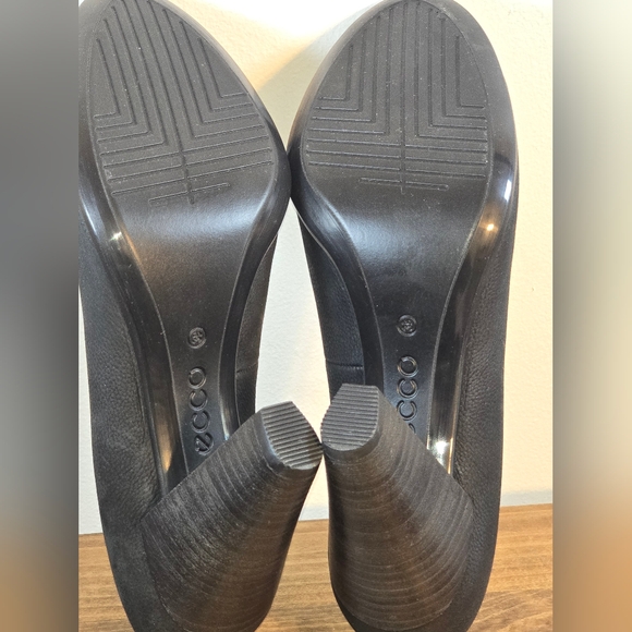 NWOT ECCO Shape 75 Black Pumps Women's Size 8.5 US/EUR 39 - Picture 9 of 11